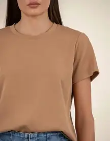 Kut From The Kloth Women's Remington Short Sleeve Scoopneck Crop T-Shirt