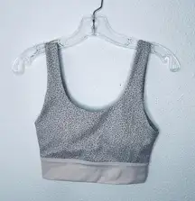 Anthropologie All Fenix Leopard Print Sports Bra size M