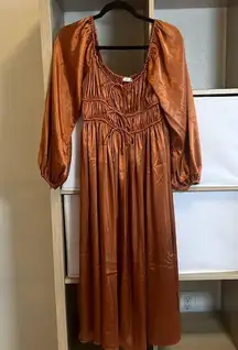 NWT Lush Lulus Midi Long Sleeve Dress Size Small