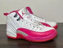 Jordan Nike Air  12 Retro Dynamic Pink Kids' 510815-109 Size 4.5 Y women’s size 6