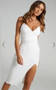 White Midi Dress