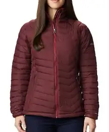 Columbia NEW Burgundy Puffer Jacket Powder Lite Jacket XS NWT‎
