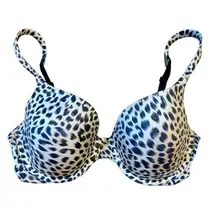 Victoria’s Secret Bra Showstopper Lined Animal Print 32DD