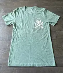 Cleveland Clothing Co Women's "CLE"‎ light Green Short Sleeve Tee Size Small