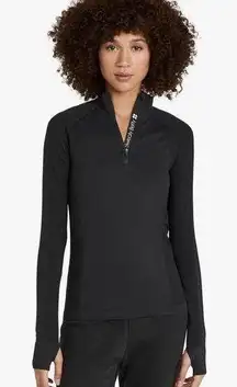 Sweaty Betty Athlete Seamless Half Zip Long Sleeve Top Women's 4-6 Black