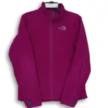 THE NORTH FACE Magenta Full Zip Jacket with Pockets Size Medium