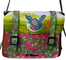 Dr. Martens  11 “ DAZE FLORAL LEATHER SATCHEL Handbag Purse LIMITED  Supe…rare