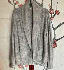 Gray Cable Knit Sweater, relatively thick, great condition