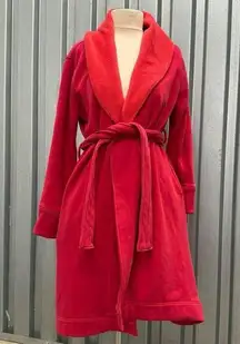 UGG Australia Women's Duffield Robe Spa Collar Belted Shawl Long