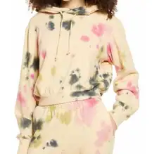 Cropped Tie Dye Hoodie XS