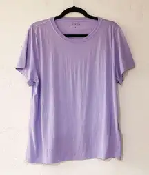 J Crew Slim Crewneck T Shirt in Premium Jersey Purple Large NWT