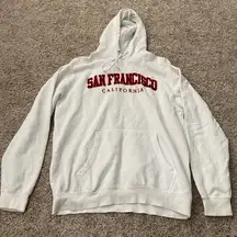 Lane seven large San Francisco hoodie