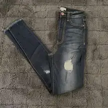 💜 NWOT - Love, fire Darkwash Skinny high rise jeans