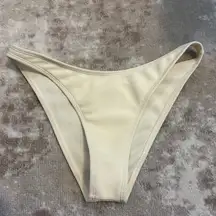 cream bikini bottom