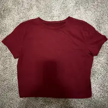 Wild fable cropped tee size medium