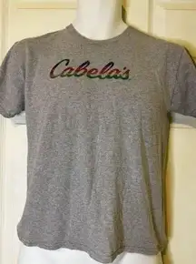 Cabela's  T-shirt women's size Medium juniors rainbow BFH-B‎