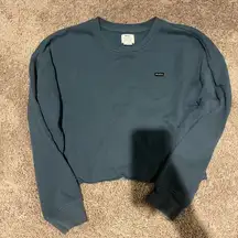 RVCA Women's Blue Crewneck Jacket