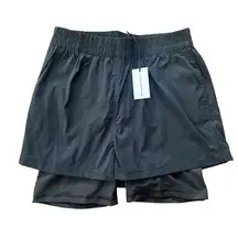 WEWOREWHAT Windbreaker Biker Shorts NWT