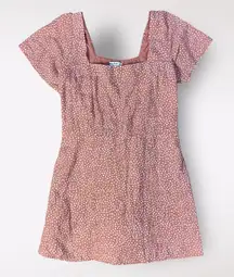 Abercrombie & Fitch Linen Polka Dot‎ Romper Womens Size XS Pink White