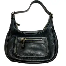 Coach Vintage Y2K Top Handle Hobo Pebbled Leather Baguette