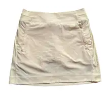 Athleta Brooklyn light yellow mini tennis skirt size 4