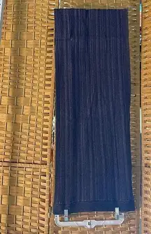 Misa Los Angeles Purple Striped Pencil Skirt