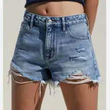 Pacsun High rise Blue Jean Short(Size 28)