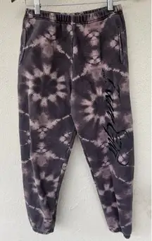 I. Am. Gia Domani Tie Dye Sweatpants Joggers Size XS Logo Pockets Streetwear