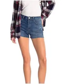 J Brand Shorts Women 31 Blue Denim Button Fly Gracie Cut Off Jean Shorts Outdoor