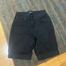 Black Denim Women's Shorts