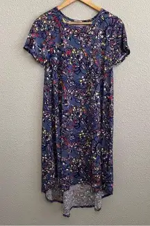 Lularoe Floral Carly High Low Dress Size Small NWT