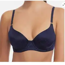 Lauren Ralph Lauren NWT Size 32DD Navy Comfort Padded Logo Wireless T-Shirt Bra