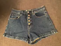 PacSun Denim Button Jean Shorts