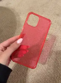 Pink sparkly iPhone 12 Pro Max phone case