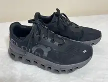 On Running Cloudmonster Black Mesh Sneakers 7 Women