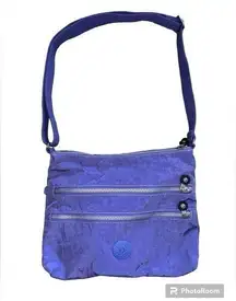 Kipling Alvar Purple Crossbody Bag Nylon Purse