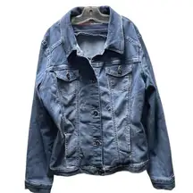 Wrangler woman’s size XL denim jean jacket