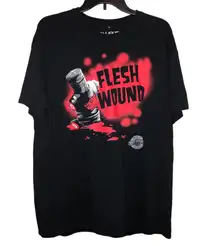 Liquid Blue Monty Python Just a Flesh Wound T-Shirt Black Red XL