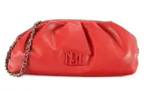 BADGLEY MISCHKA Red Wrapped Frame Logo Crossbody Bag $149