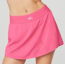 Alo Yoga Match Point Tennis Skirt Pink Fuchsia XS