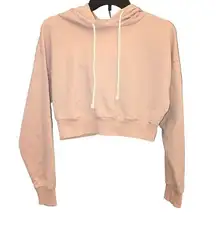 ASOS Cropped Hoodie Baby Pink Size 4