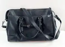 Tumi Villa Lucca Tote Duffel Weekender Briefcase Bag Leather Black