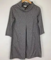 Tyler Boe Kim Cowl Neck Dress Small Black