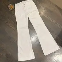 Current Elliott Women’s Jeans White Flare Leg Bootcut 27