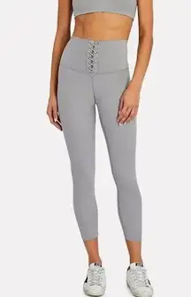 WeWoreWhat Gray Lace Up Leggings