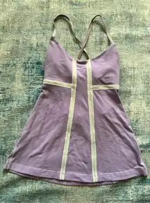 Lululemon Lavender Purple Mynah Athletic Tank Top Size 6