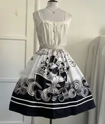 New Stitch Shoppe Loungefly Disney Steamboat Willie Sandy Skirt Mickey Mouse M