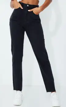 Black Straight Leg Jeans