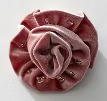 Free People Rosette‎ Stud Pack - 10 Earrings (5 Pairs) + Brooch - Pink - NWT
