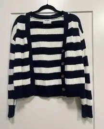 Old Navy Striped Knit Cardigan